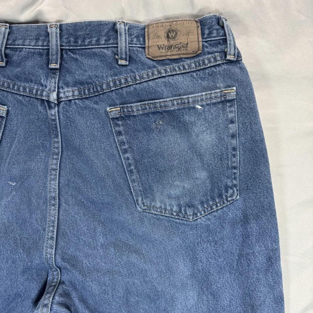 Men's Wrangler Jeans 40x32 (36x32) Relaxed Fit Blue Denim Premium Quality Cowboy